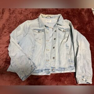 Time and Tru Light Blue Denim Jacket